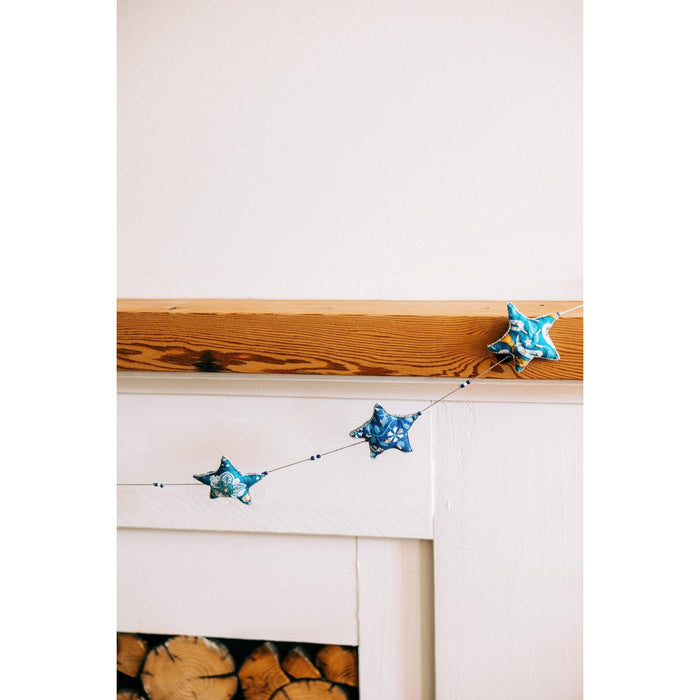 Embroidered Star Garland