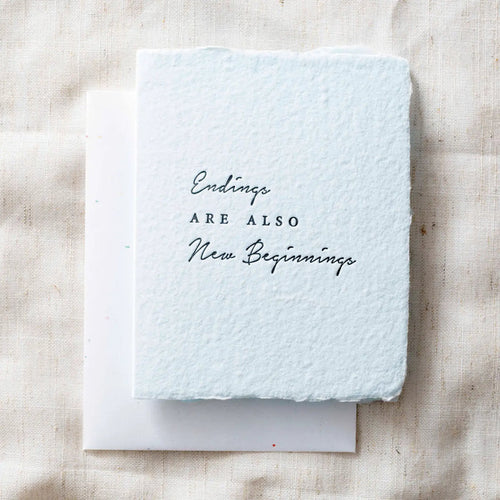 Endings/New beginnings- Greeting Card