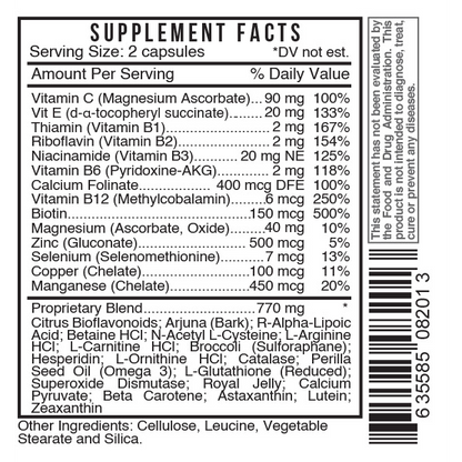 Epic by Systemic Formulas — Supplement Facts