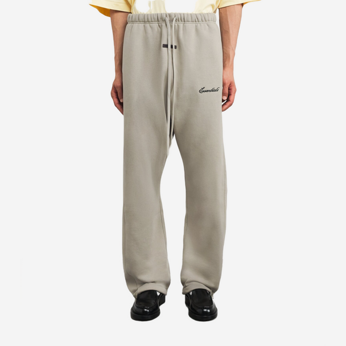 Fear Of God Essentials Relaxed Fleece Sweatpants With Piping Abbey Stone