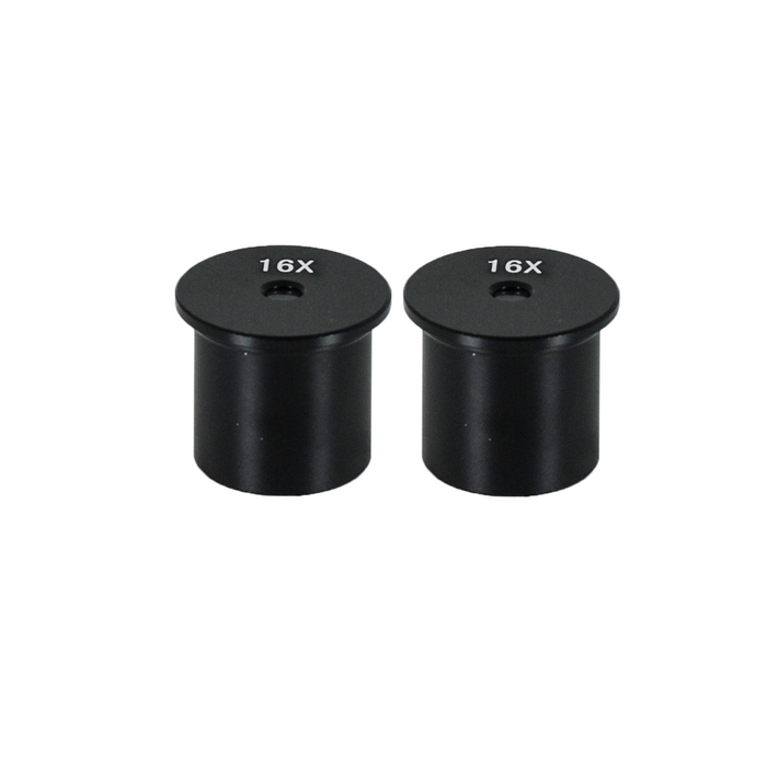 Eyepiece Field of View Dia. 10mm 16X Eyepiece (Pair Dia. 23.2/FN10), SKU EY02031611, three quarter front view