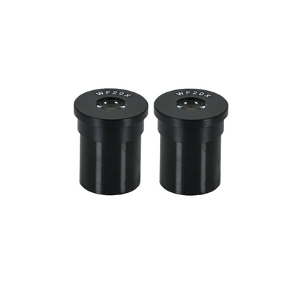 Eyepiece Field of View Dia. 10mm 20X Eyepiece (Pair Dia. 23.2/FN10), SKU EY02021611, three quarter front view