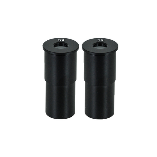 Eyepiece Field of View Dia. 18mm 5X Eyepiece (Pair Dia. 23.2/FN18), SKU EY02031111, three quarter front view