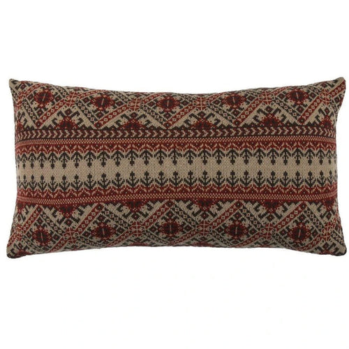 Fair Isle Knit Body Pillow Pillow