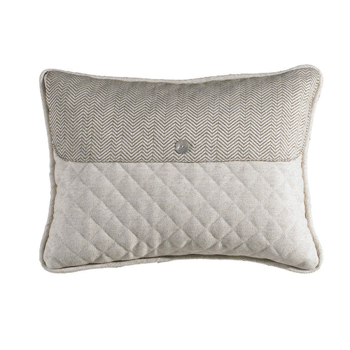 Fairfield Cream & Taupe Envelope Pillow Pillow