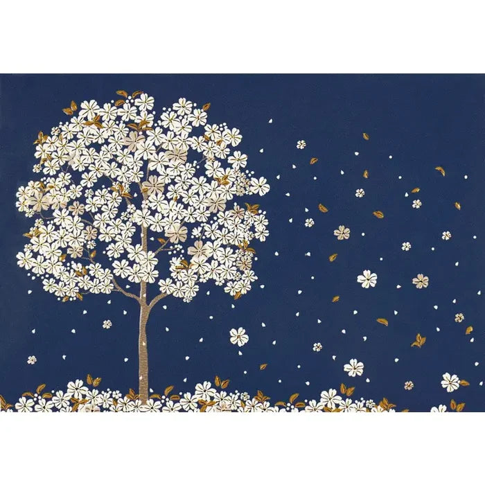 Falling Blossoms Note Cards