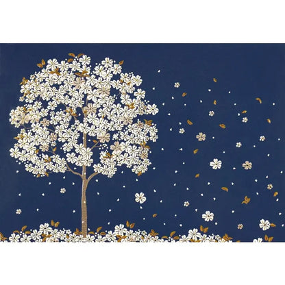Falling Blossoms Note Cards