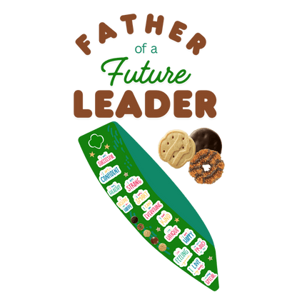 Father of a Future Leader - Unisex Jersey Tee - Smart, Brave, & Cookie-Powered! - Whippie's