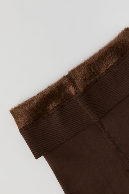 Faux Fur Lined Tights