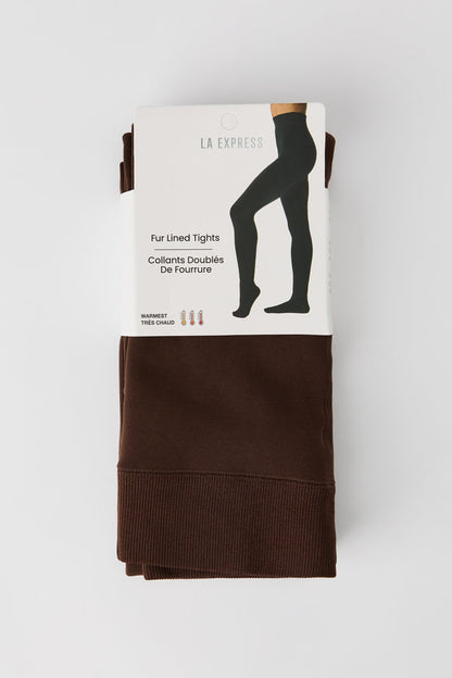 Faux Fur Lined Tights