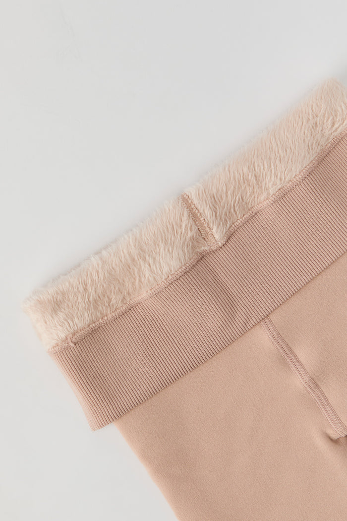 Faux Fur Lined Tights