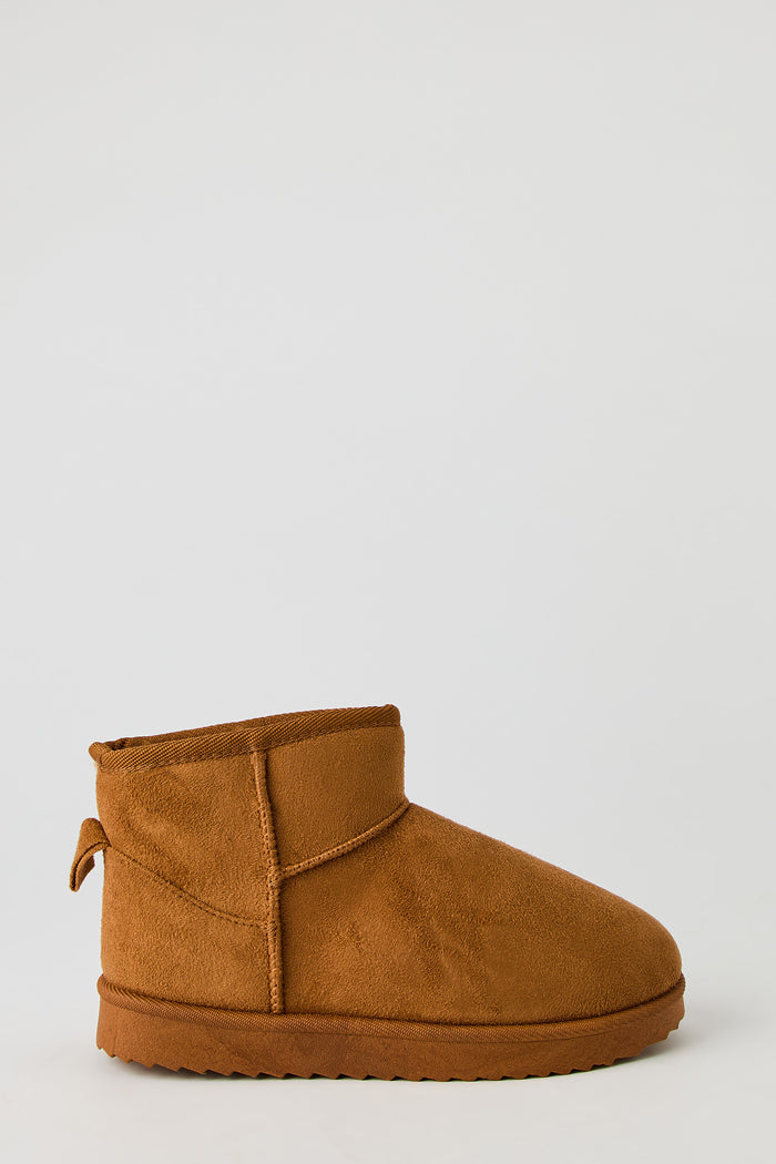 Faux Suede Ankle Booties