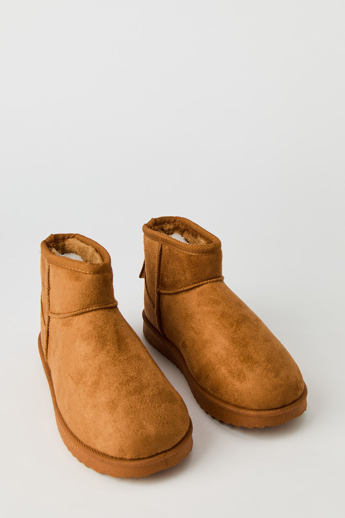 Faux Suede Ankle Booties