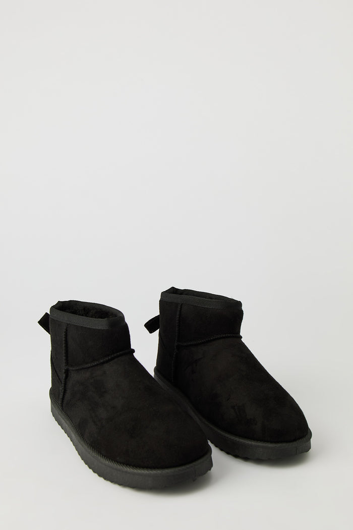 Faux Suede Ankle Booties