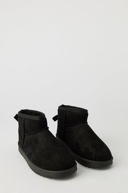 Faux Suede Ankle Booties