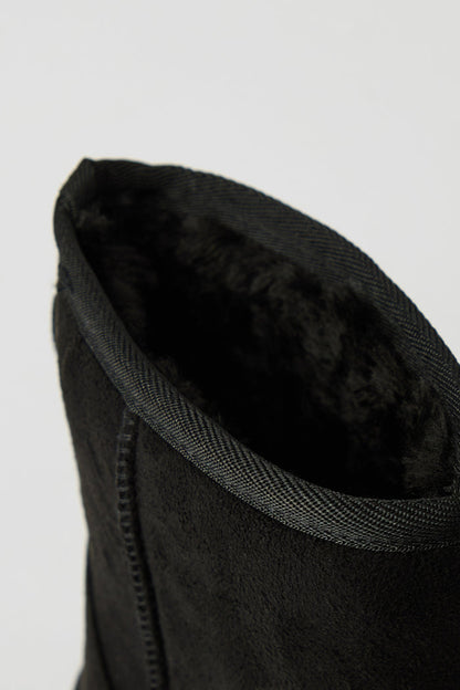 Faux Suede Ankle Booties