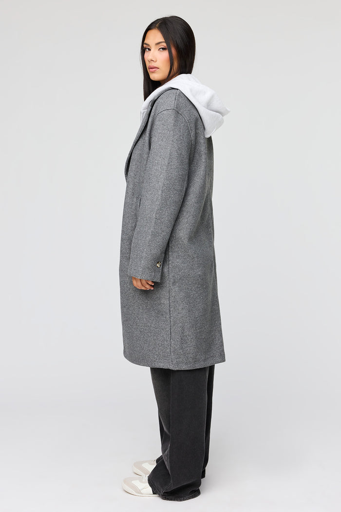 Faux Wool Coat