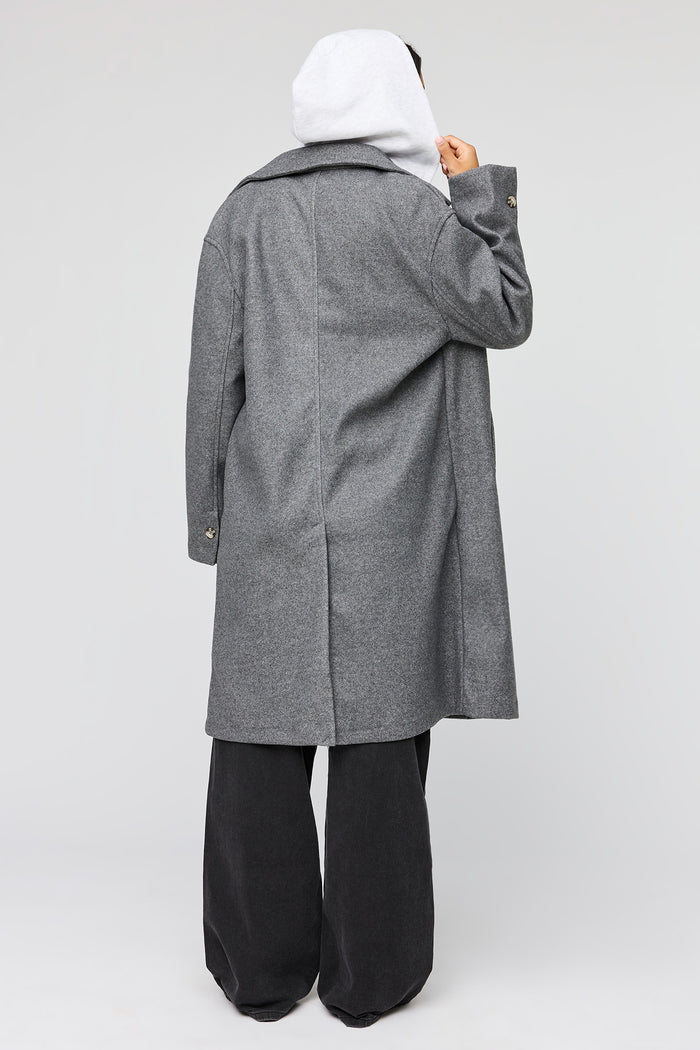 Faux Wool Coat