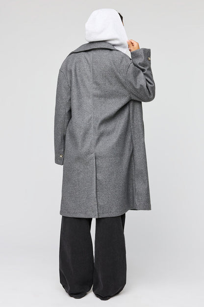 Faux Wool Coat