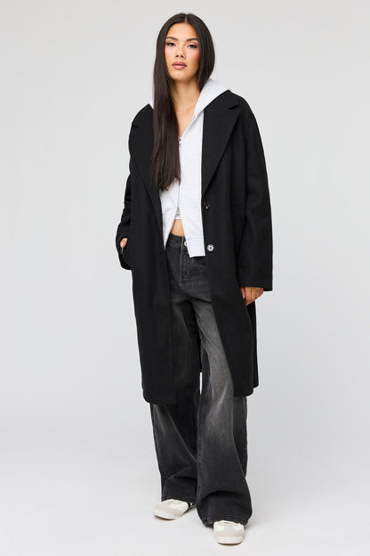 Faux Wool Coat