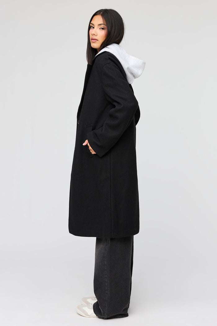 Faux Wool Coat