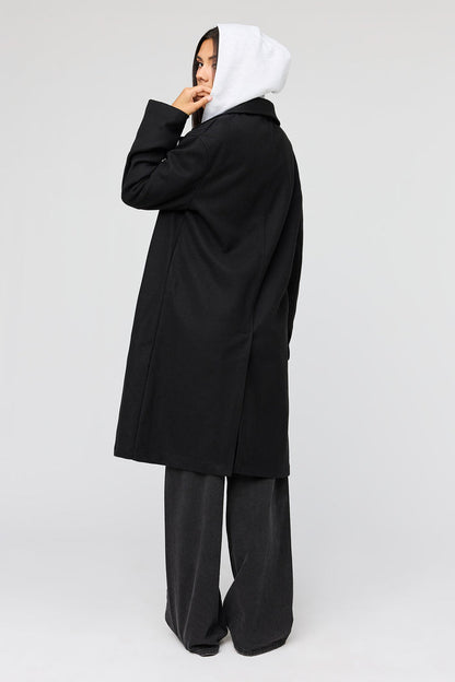Faux Wool Coat