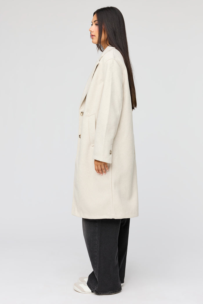 Faux Wool Coat