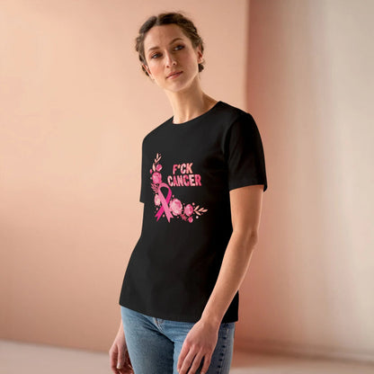 F*CK Cancer Women's Breast Cancer Shirt