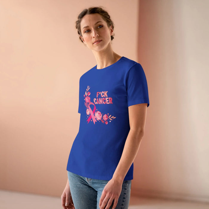 F*CK Cancer Women's Breast Cancer Shirt