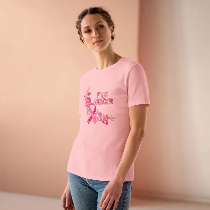 F*CK Cancer Women's Breast Cancer Shirt