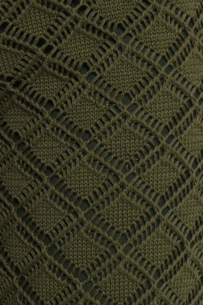 Petal and Pup USA BOTTOMS Fefe Textured Knit Pants - Olive