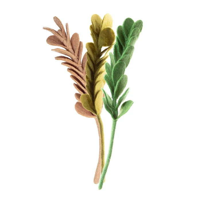 Felt Jade Stem- Assorted Colors- Sold Individually