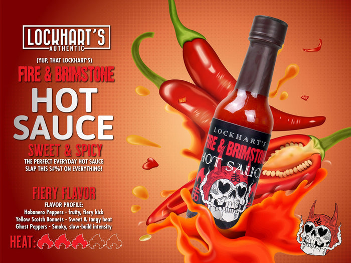 Fire & Brimstone HOT SAUCE - Lockhart's Authentic