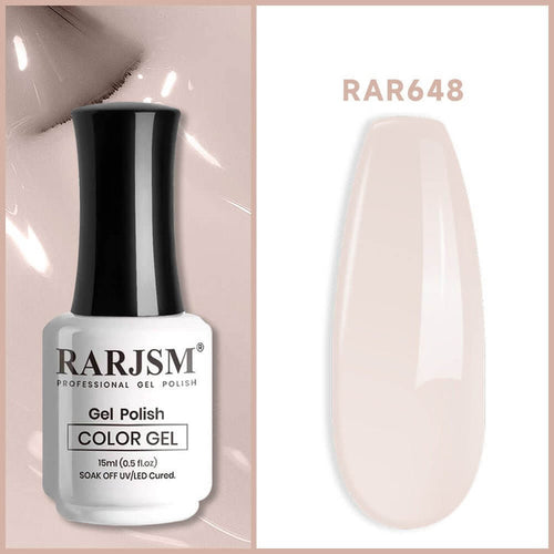 Rarjsm Gray Pink Classic nude Color Gel Nail Polish