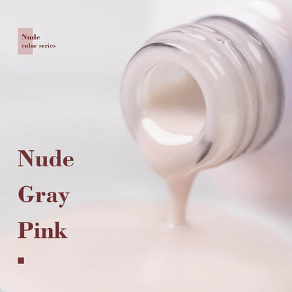 Rarjsm Gray Pink Classic nude Color Gel Nail Polish