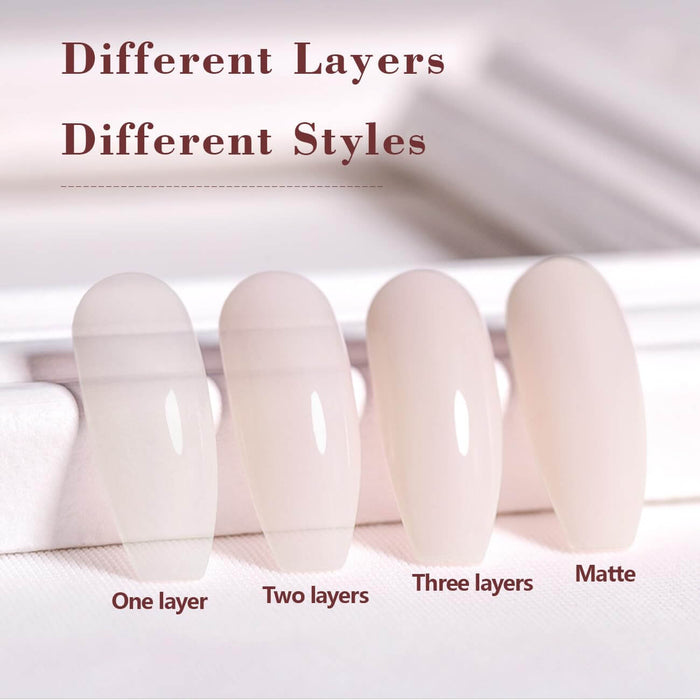 Rarjsm Gray Pink Classic nude Color Gel Nail Polish