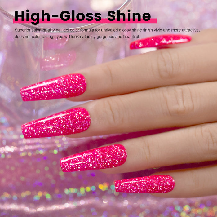 High-gloss shine superior salon quality gel color formula glossy finish vivid attractive does not color fade naturally gorgeous