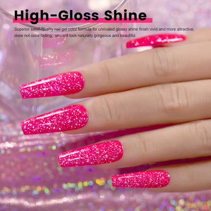 High-gloss shine superior salon quality gel color formula glossy finish vivid attractive does not color fade naturally gorgeous