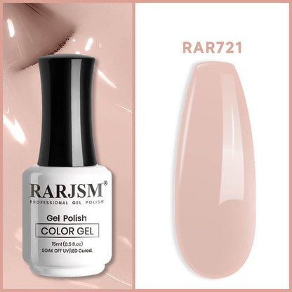 Nude Pink rarjsm Basic nail colors Classic nude Gel Nail Polish