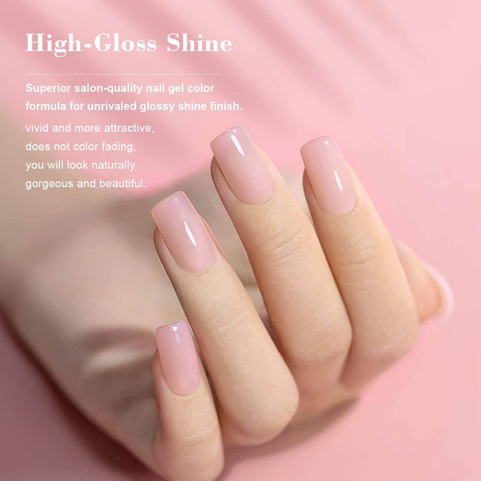 Oyster Pink|RARJSM ® Nude Pink Classic Color Gel Polish|15ml #535