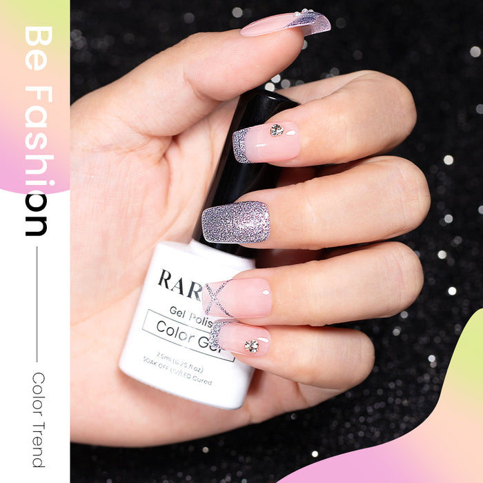 Flash Sale Shiny Platinum Cat Eye Gel Nail Polish Set 6pcs 7.5ml - 51% OFF Limited Time Sale