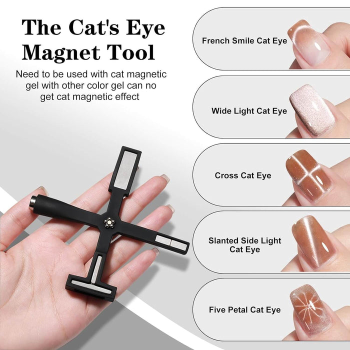 Rarjsm Velvet Cat Eye Gel Polish Kit | 7 Pcs Moonlit Melody $24.99