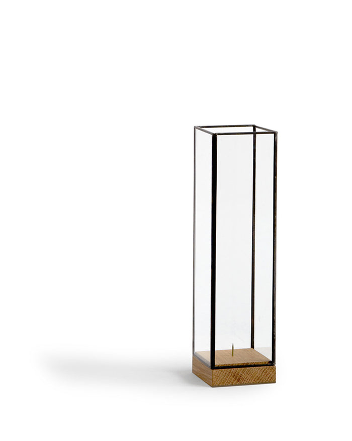 Flower Showcase - Small Black