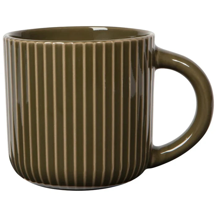 Fluted Coffee Mug