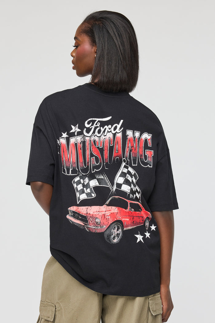 Ford Mustang Graphic Oversized T-Shirt