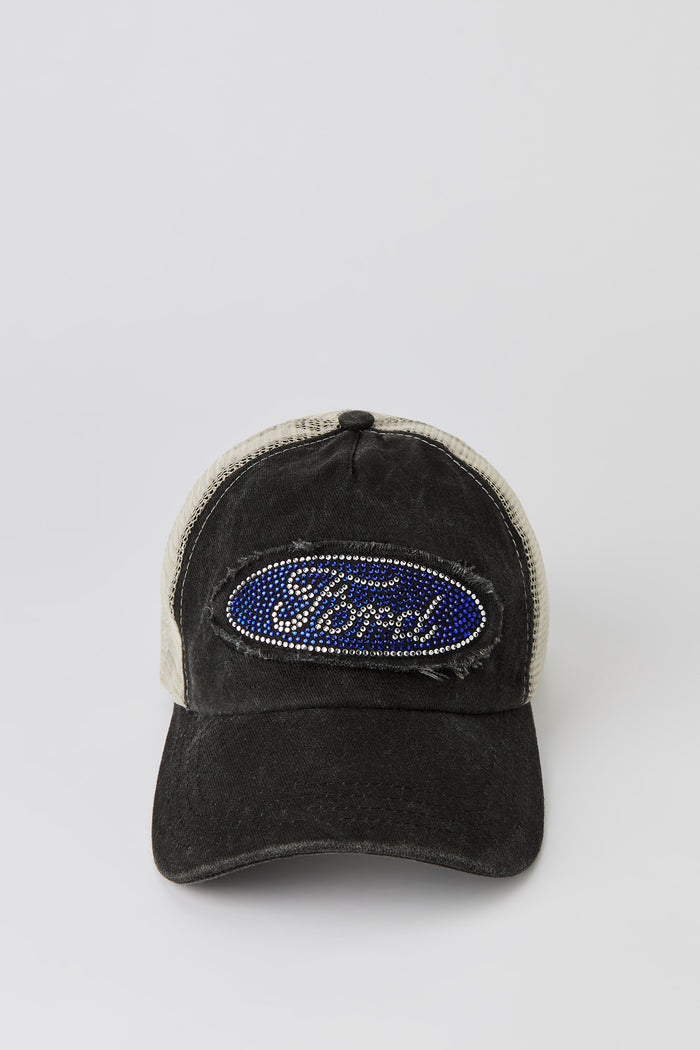 Ford Rhinestone Trucker Hat