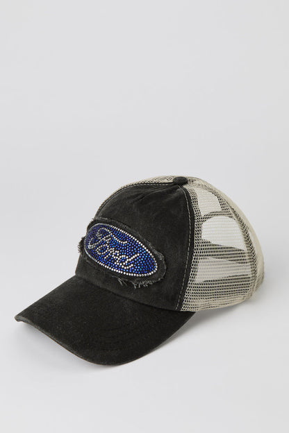 Ford Rhinestone Trucker Hat