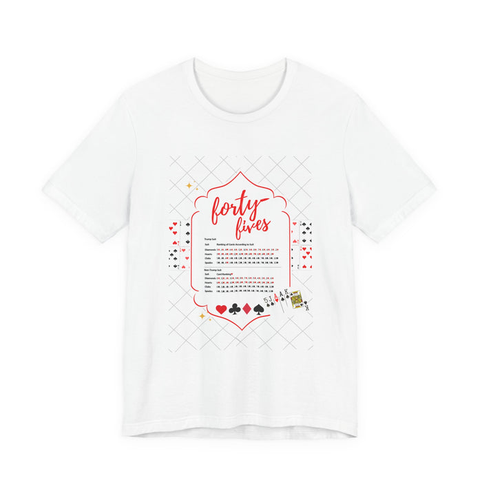 Forty-Fives Card Rankings - Unisex T-Shirt