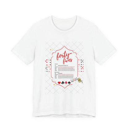 Forty-Fives Card Rankings - Unisex T-Shirt