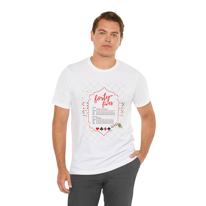 Forty-Fives Card Rankings - Unisex T-Shirt